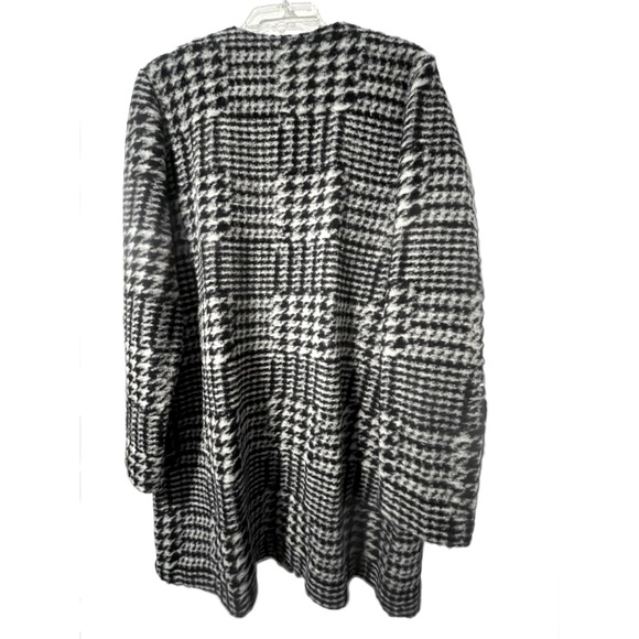 Nanette Lepore Wool Blend Houndstooth Coat, Size Medium (8-10) - Picture 5 of 8